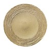 miyazaki Dish M. Style Glass Dinnerware Round Plate Marrakesh tya-zya-pure-to 28 cm Gold mr2721gd