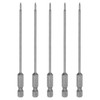 HARFINGTON 5Pcs Ball End Hex Head Wrench Screwdriver Bit H1.5