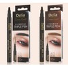 Delia Cosmetics - Brown Triple Pen for Eyebrows - Feather