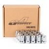 GAsupply 1/2x20 Lug Nuts 20pcs, Chrome 1/2''-20 Closed End Bulge