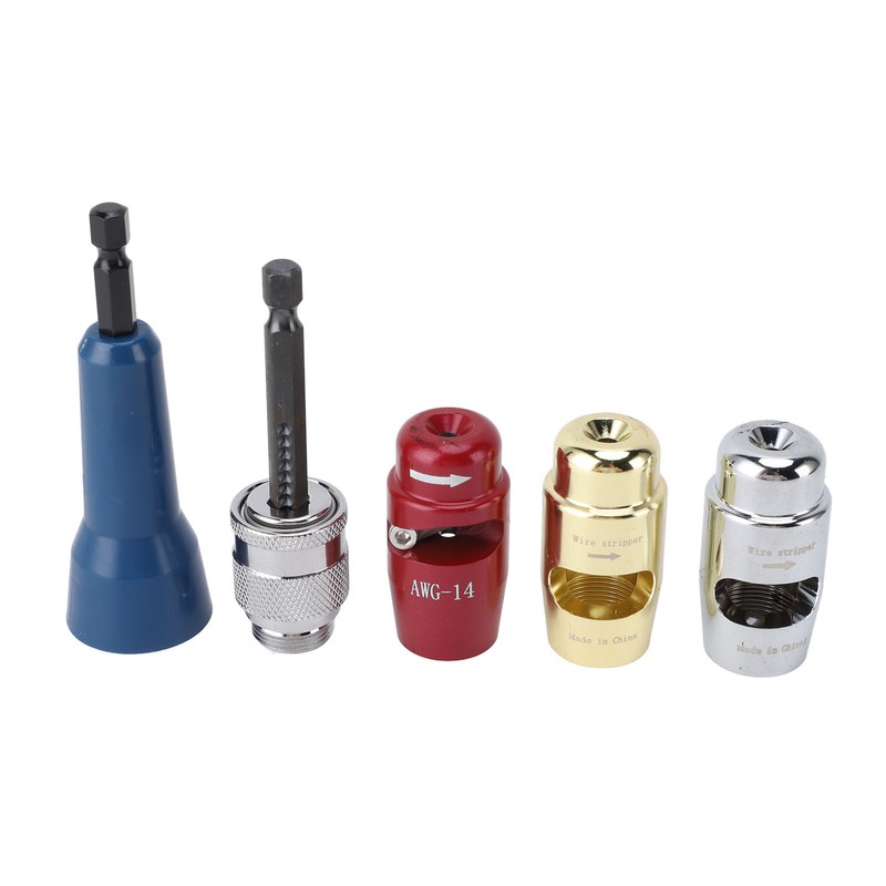 Wire Stripping and Twisting Tool Aluminum Portable Drill Wire Stripper