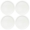 Corningware F-24-PC French White 24oz Plastic Replacement Lid - 4