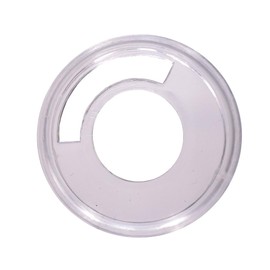 ITSYHPRO 100pcs Discbound Discs Plastic Expander Binder Rings Disc Planner Discbound Notebook Accessories(Clear Pen Clip,1.1inch/28mm 100pcs)