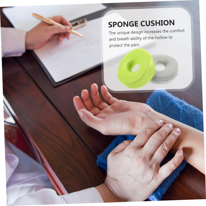 Outanaya 2pcs Ergonomic Decubitus Pad Memory Pillow for Donut Seat