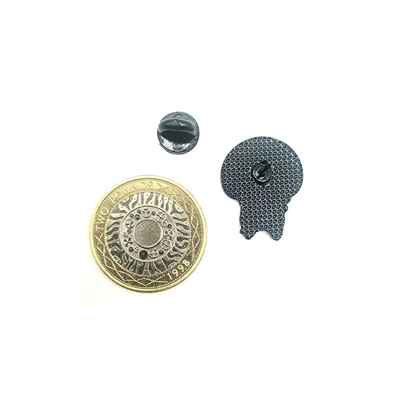 Cute Toad Smiley Happy Leaf Metal Enamel Pin Badge