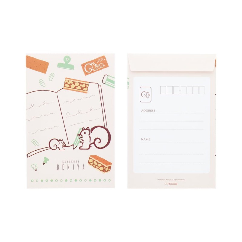Sunstar Stationery Kurumikko Letter Set, B Pattern S8907749