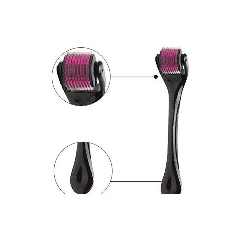 Derma Roller Titanio Facial Regenera Colageno Barba Cabello