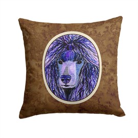 Caroline's Treasures SS8800PW1414 Poodle Decorative Canvas Fabric Pillow, Large, Multicolor