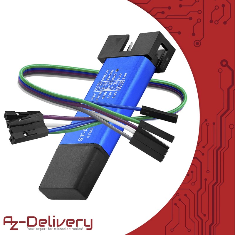 AZDelivery ST-Link V2 Mini Debugger And Programmer Emulator