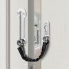 Entryway Door Chain Lock - Robust Dual Security Latch Lock Square-Silver 2ea
