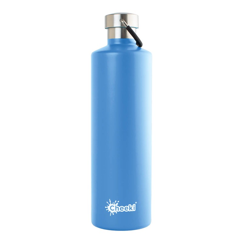 Cheeki Insulated Classic Bottle - 1L, Matte Black