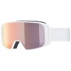 uvex Unisex Ski Goggles, White/Rose-Lgl, One Size