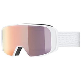 uvex Unisex Ski Goggles, White/Rose-Lgl, One Size