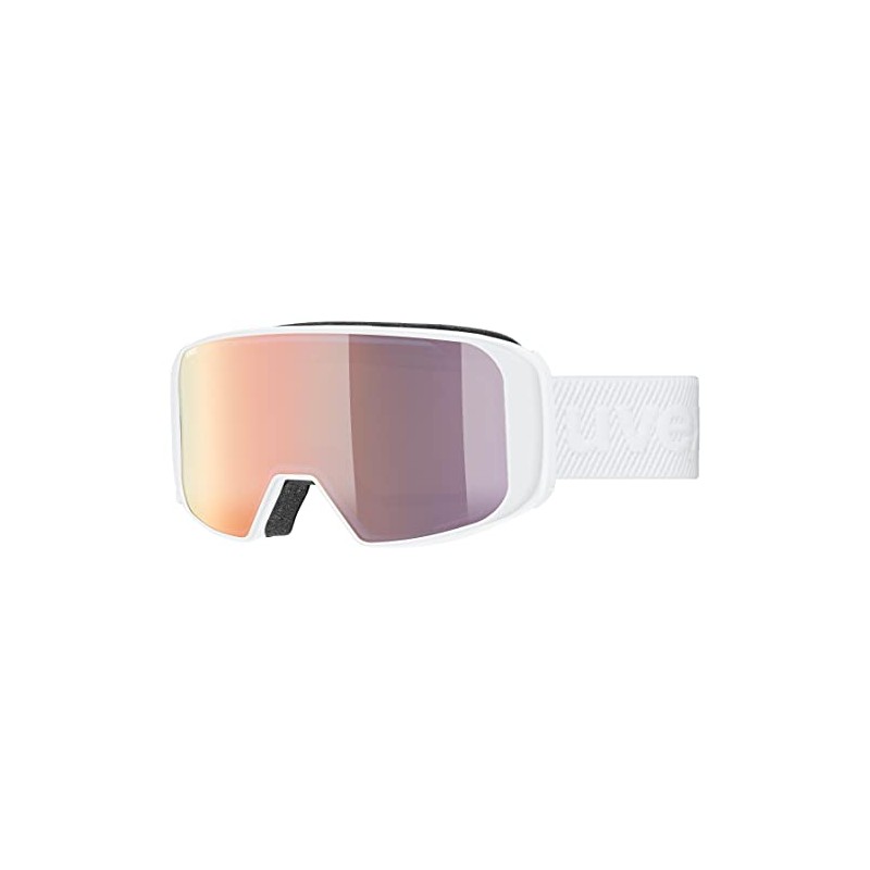 uvex Unisex Ski Goggles, White/Rose-Lgl, One Size