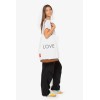 Peace Love World Inspirational Folding Tote Bag - Choose Style
