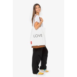 Peace Love World Inspirational Folding Tote Bag - Choose Style - NEW - LOVE