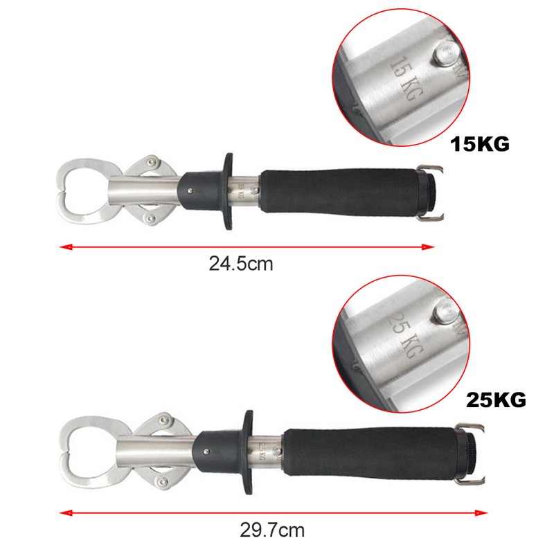 Fish Lip Gripper Fish Scales Professional Fish Holder Stainless Steel