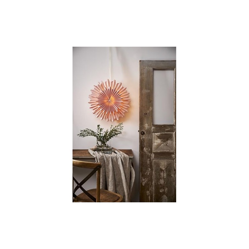 Star Paper star 'Crystal', pink,