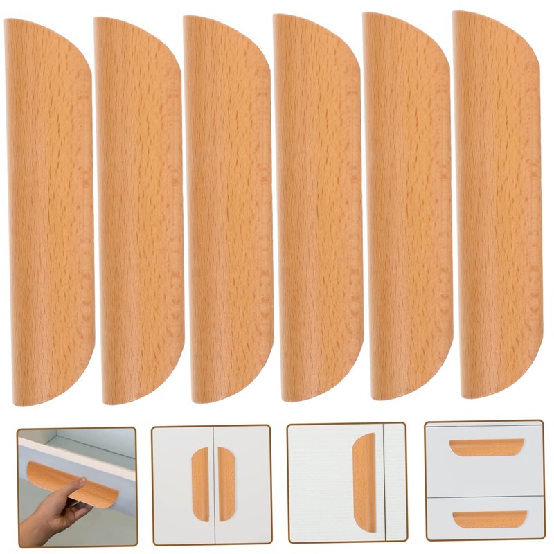 jojofuny 6pcs Pull Handles Chic Rustic Cabinet Handles for Dressers