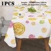 Aisszhao 137 * 180cm Wipe Clean PVC Tablecloth,Rectangular Large Easy