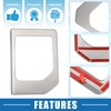 X AUTOHAUX Gear Shift Frame Trim Sticker Central Gear Shift