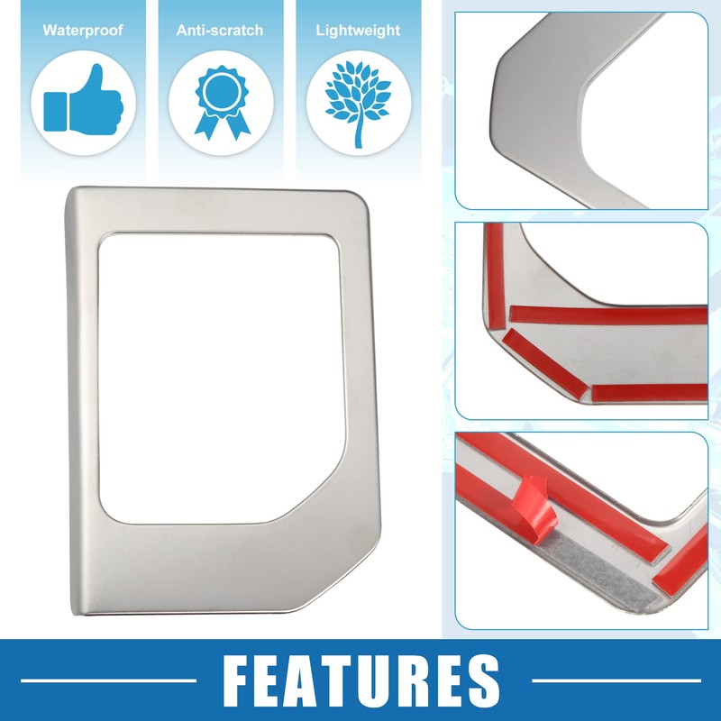 X AUTOHAUX Gear Shift Frame Trim Sticker Central Gear Shift