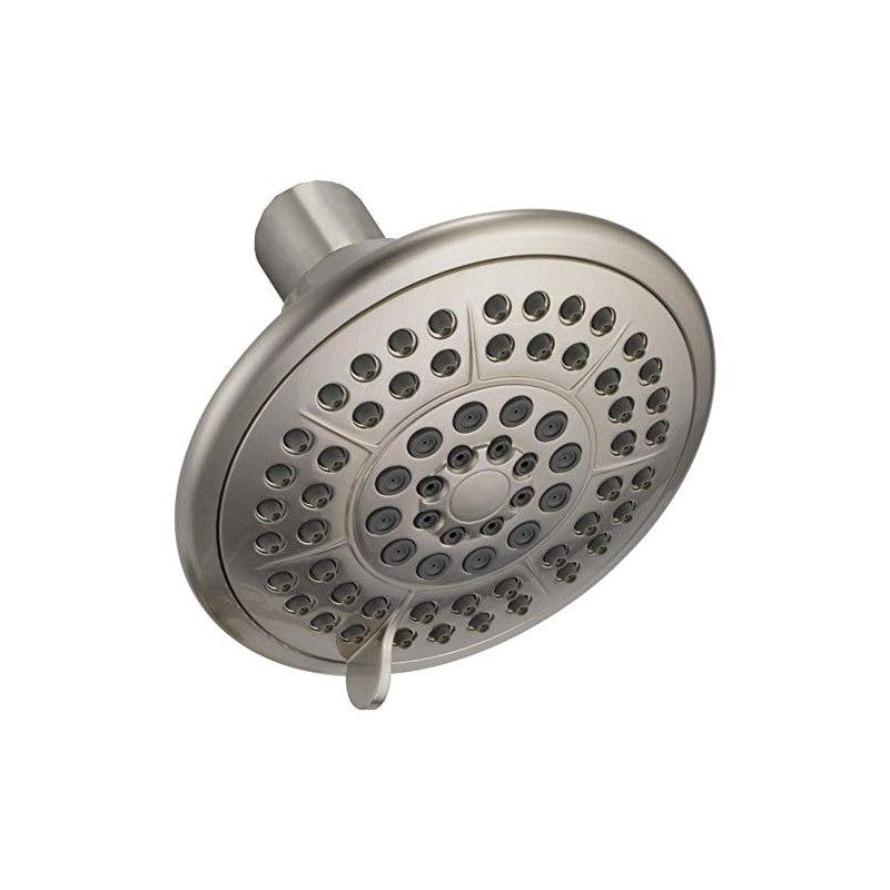 Delta Faucet 5-Setting Raincan Shower Head, Brushed Nickel Rain Shower
