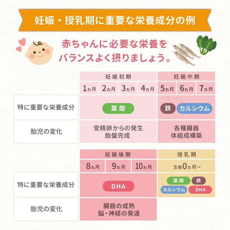 Morinaga Mom's DHA 90 Capsules (Approx. 30 Day Supply), Pregnancy
