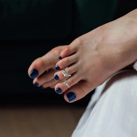 Acruccen 46 Pcs Toe Rings for Women Adjustable Vintage Bohemian Toe Ring Set Open Snake Flower Band Knuckle Tail Ring Silver Gold Plated Summer Beach Foot Jewelry, Metal, No Gemstone