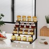 YINMIT Wooden Display Riser Stand,15.75 Inch Tiered Perfume and Cologne