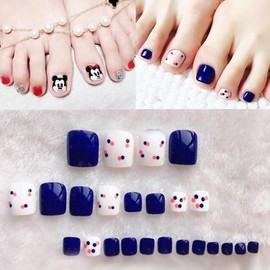Nail art pedicure attaching design pedi tip collection 3 6 types - pedicure pedi tip - 26 / 네일 아트 패디 큐어 붙이는 디자인 패디팁 모음3 6종 - 패디큐어패디팁 - 26