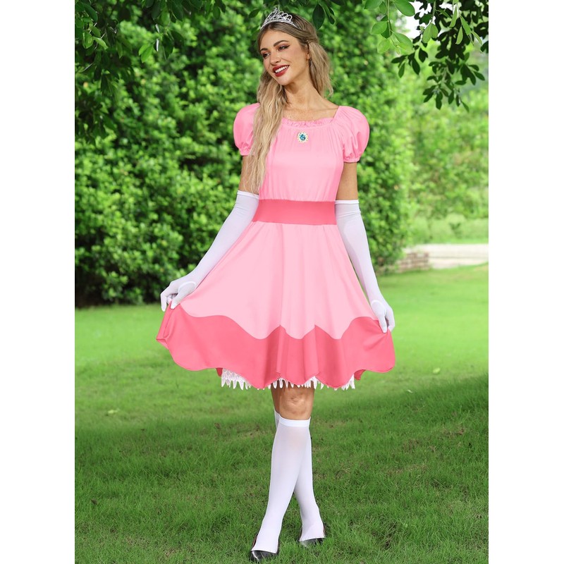 For G and PL Women's Carnival Square Collar Puff Sleeves