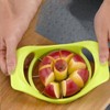 Apple Slicer and Corer, Stainless Steel Blades, Green Plastic Handle