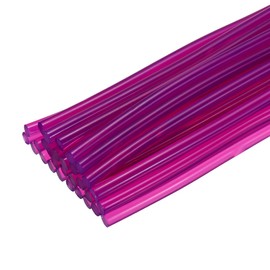 uxcell 30pcs Mini Hot Glue Sticks for Mini Glue Gun, 8-inch x 0.28-inch Glue Gun Sticks for Art DIY Craft, Clear Purple