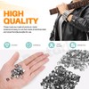 Rustark 402Pcs Square Rivets Pyramid Studs Metal Punk Spikes Spots