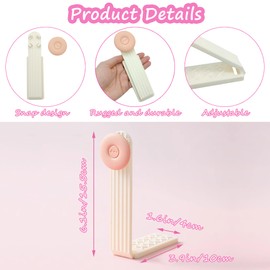 Niuhong 8 Pieces Bed Sheet Clips Tensioner Plastic Duvet Clips Duvet Holder Non-Slip Quilt Mounting Clips Duvet Cover Holder Messy Organise Practical Tool (Pink)