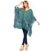 Sakkas Adalwin Desert Sun Lightweight Circle Ponch Tunic Top Blouse