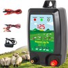 Warmfay Electric Fence Energiser 12V With LED Display, Electric Fence