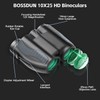 BOSSDUN 10x25 Compact Binoculars for Adults High Powered and Kids,HD