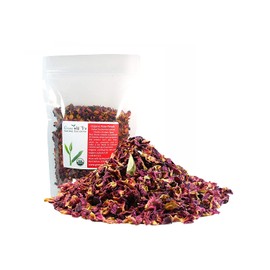 Organic Rose Flower Rose Petals Tea caffeine free herbal tea (Rose Flower Buds and Petals organic 1 LB)