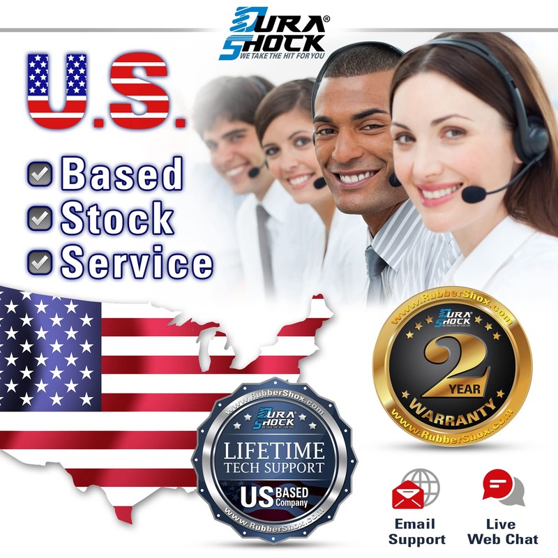 DuraSHOCK Modular Universal Rubber Front Rear Bump Stop for Truck