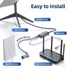 DuHeSin Starlink Ethernet Adapter Satellite Internet V2 for Rectangular Bowl,