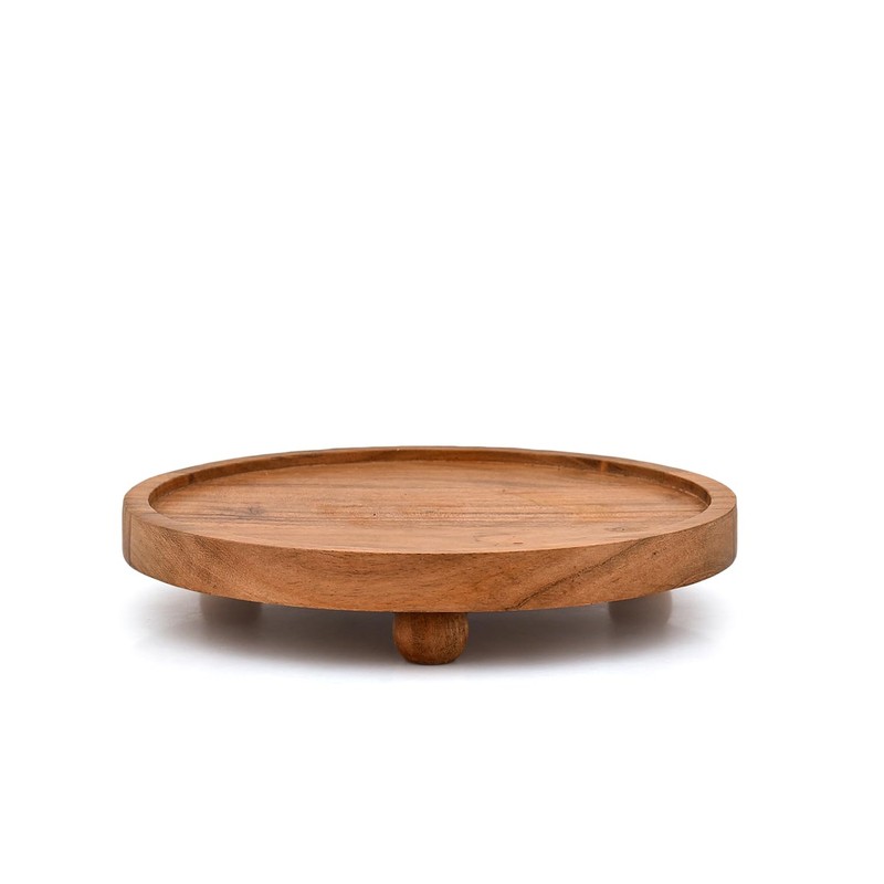 Mahasu Pedestals Decorative Tray Riser, Corner Tray Plant Stand, Coffee
