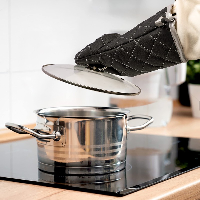 Oven Mitts Flame Retardant Mitts Heat Resistant to 425 °F