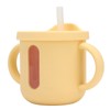 Silicone Sippy Cups Double Handles Lightweight Toddler Training Cup with