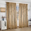 DDCBNS Bamboo Blackout Curtains,Nature Plant Leaves Abstract Design Polyester Fabric