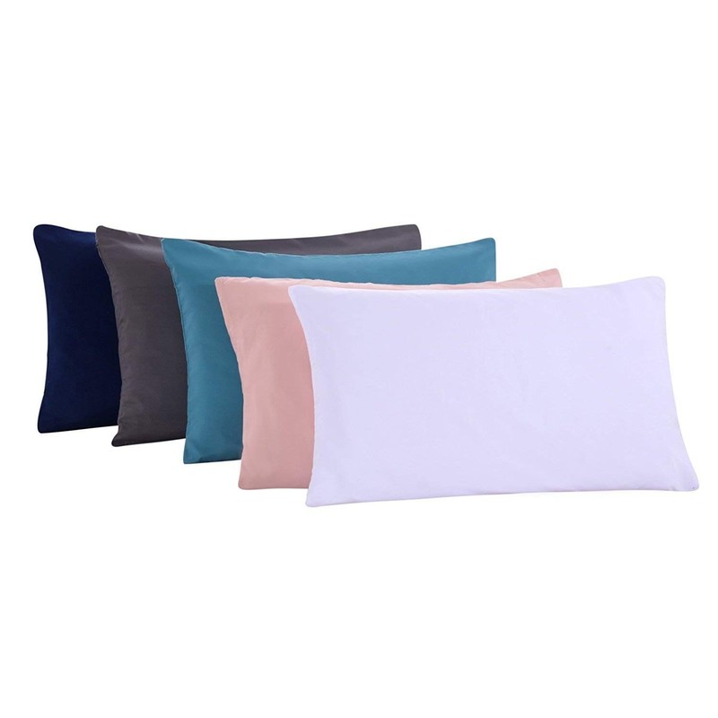 MOHAP Zippered Pillowcases 50X75CM 2 Pack- Super Soft Breathable Brushed