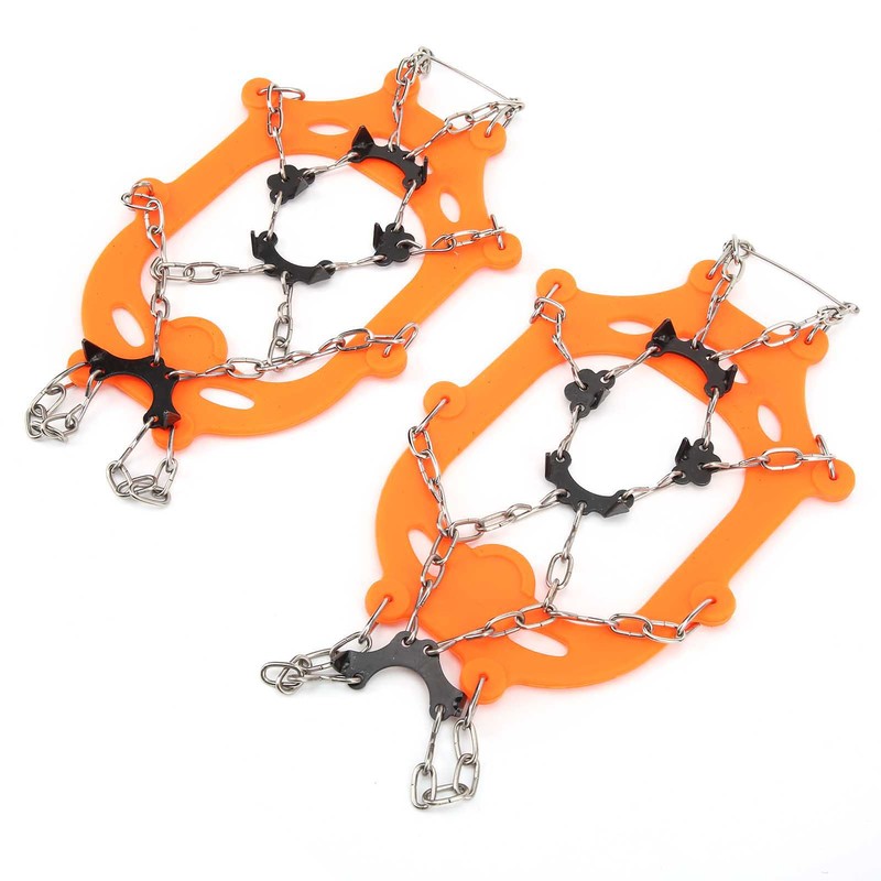 1 Pair 8 Teeth Crampons AntiSlip Traction Ice Cleats Snow