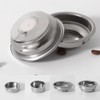 58mm 1 Cup Stainless Steel Pressurized Coffee Filter Basket Replacement