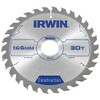 IRWIN IRW1897194 165 x 30mm 30-Teeth Circular Saw Blade with